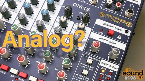 midas analog|Midas DM16 Analog Mixer First Look and Review .